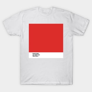 PANTONE 18-1559 TCX Red Alert T-Shirt